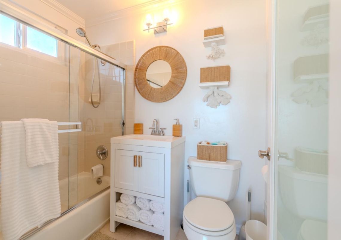 Bathroom, Glass Shower, Interior