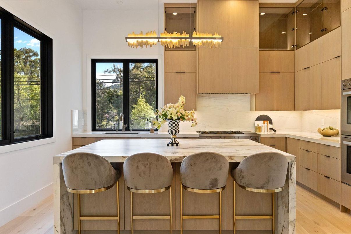 Interior, Kitchen, Wood Texture Flooring