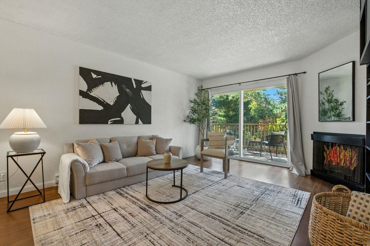 Fireplace, Interior, Living room, Wood Texture Flooring