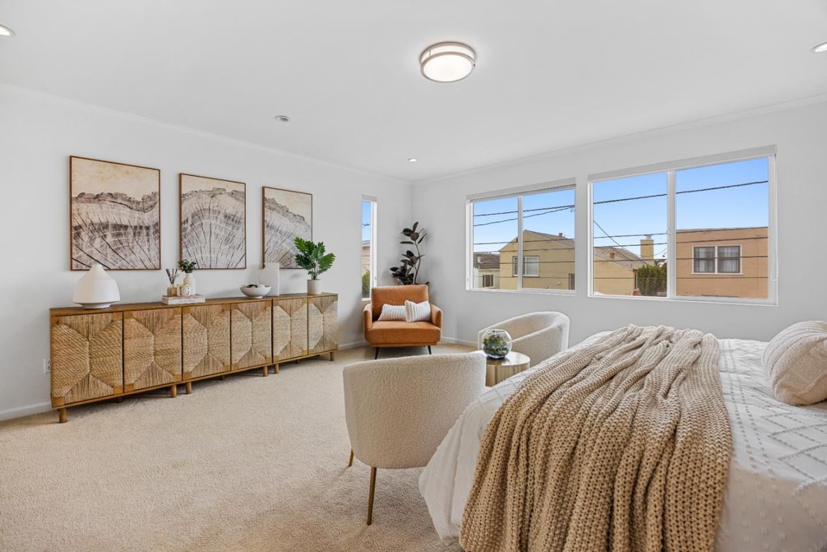 Bedroom, Interior, Recessed Lighting