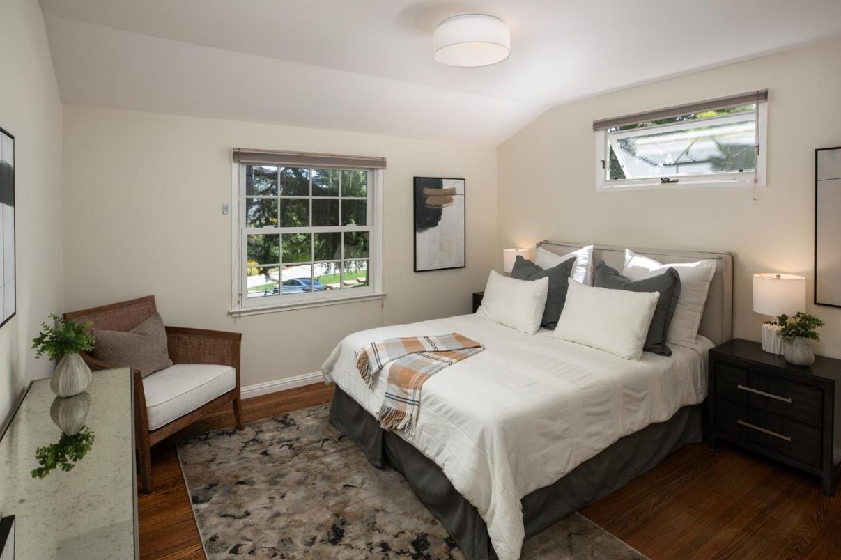 Bedroom, Interior, Wood Texture Flooring