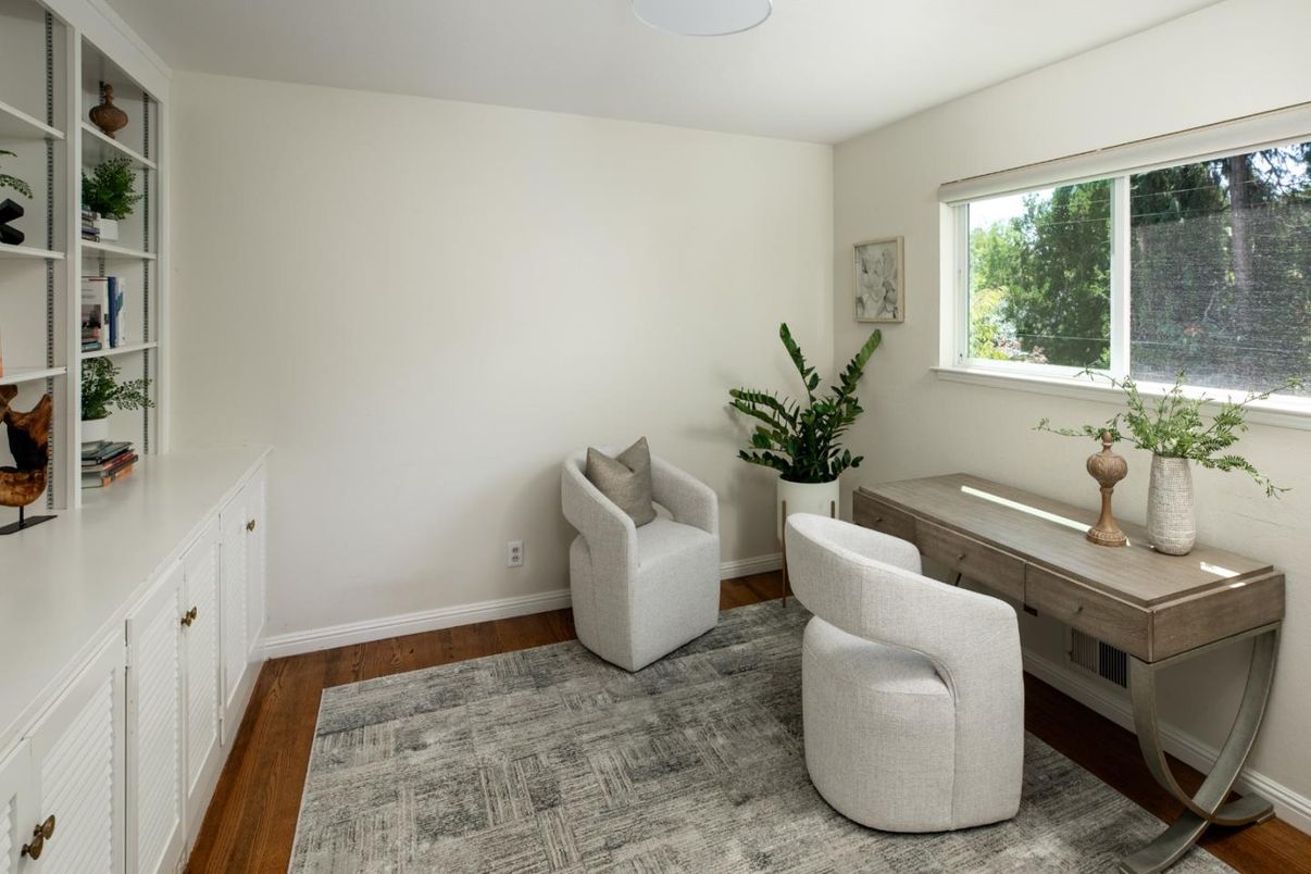 Home Office, Interior, Wood Texture Flooring