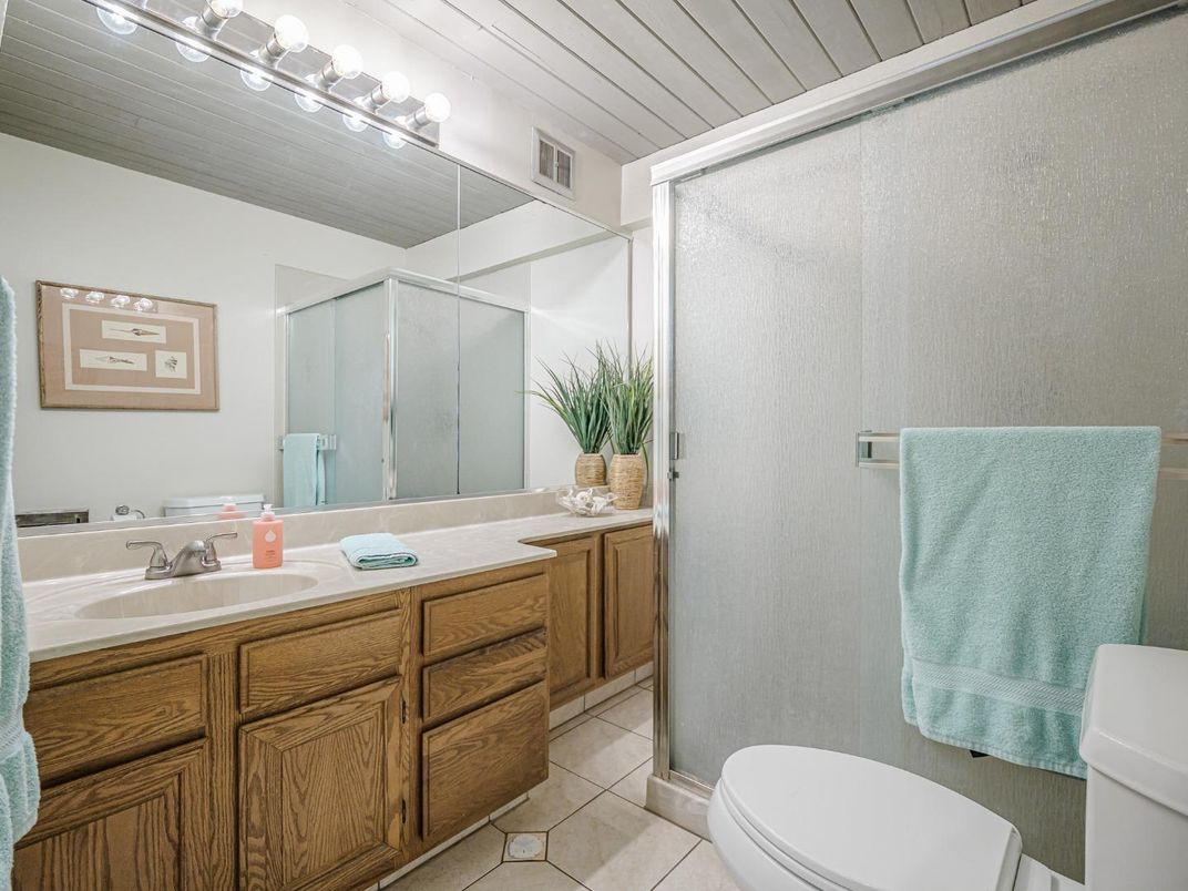 Bathroom, Dual Sink Vanities, Glass Shower, Interior