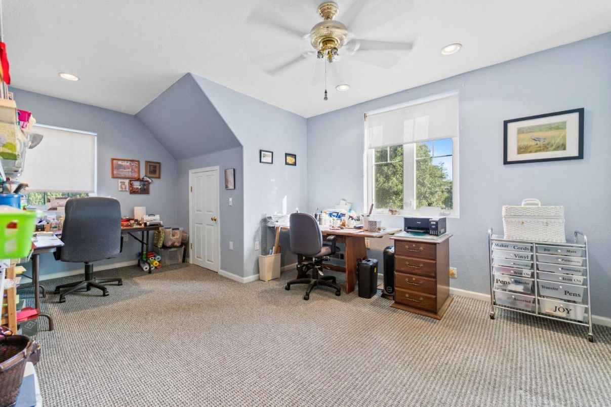 Home Office, Interior, Recessed Lighting