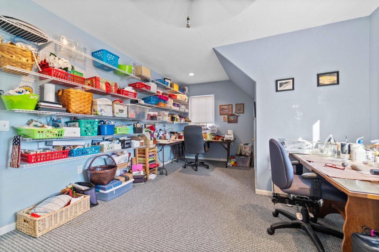 Home Office, Interior, Recessed Lighting