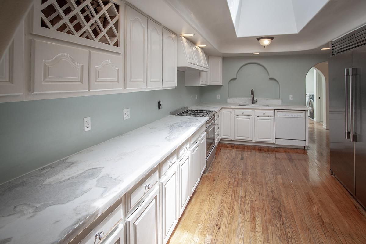 Interior, Kitchen, Wood Texture Flooring