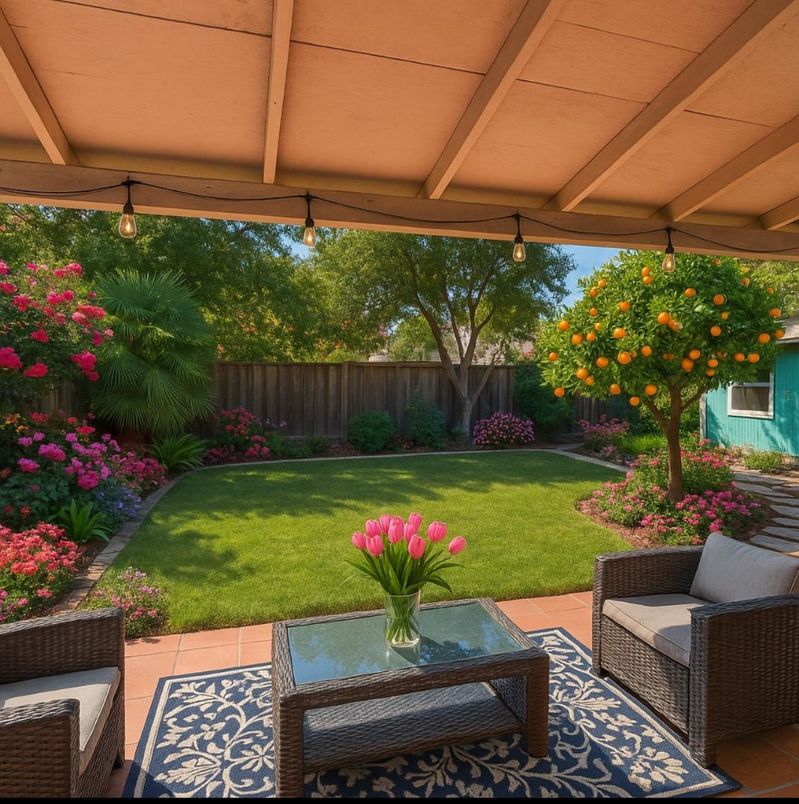 Backyard, Exterior