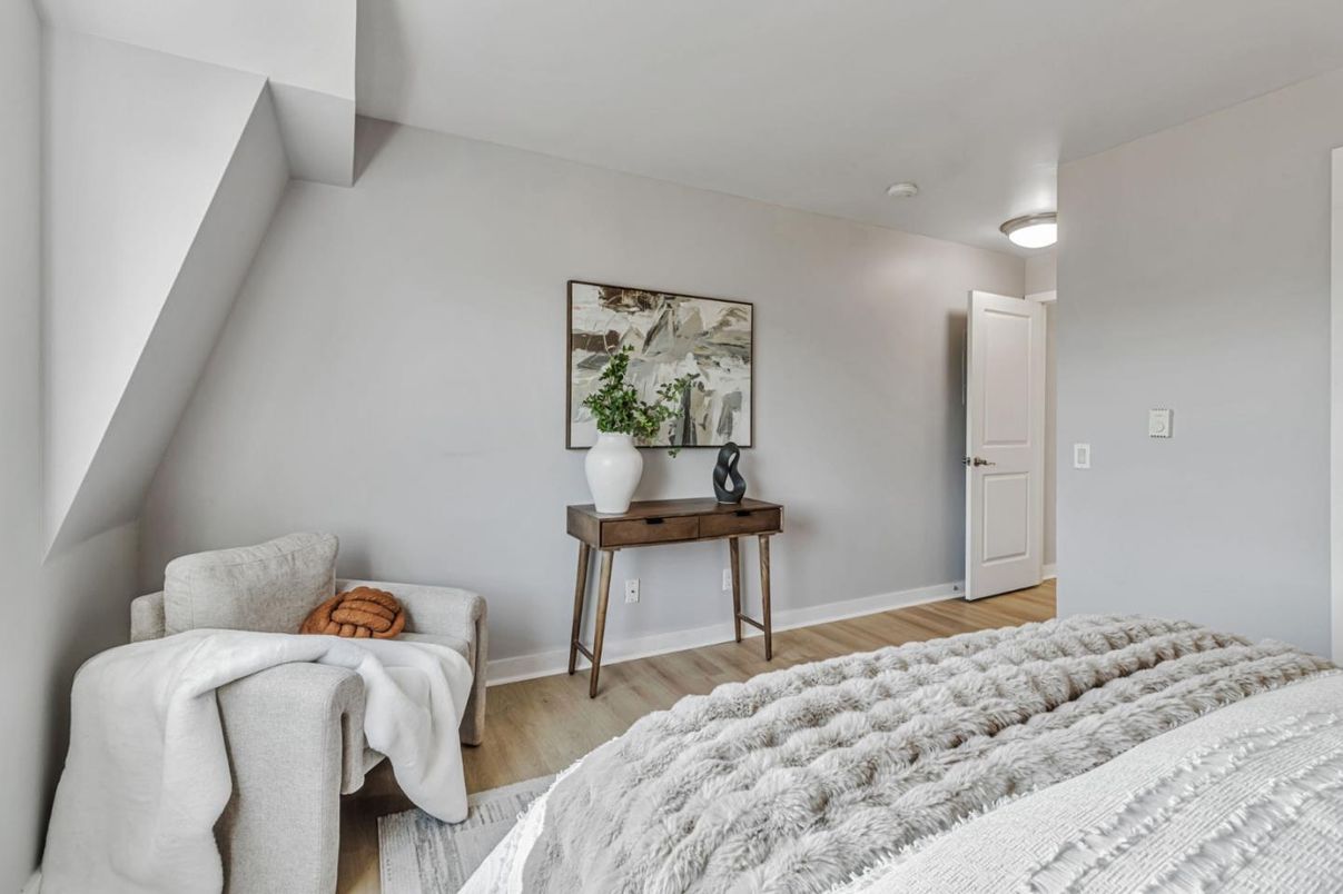 Bedroom, Interior, Wood Texture Flooring