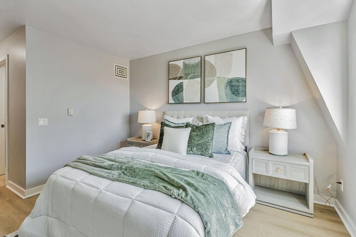 Bedroom, Interior, Wood Texture Flooring