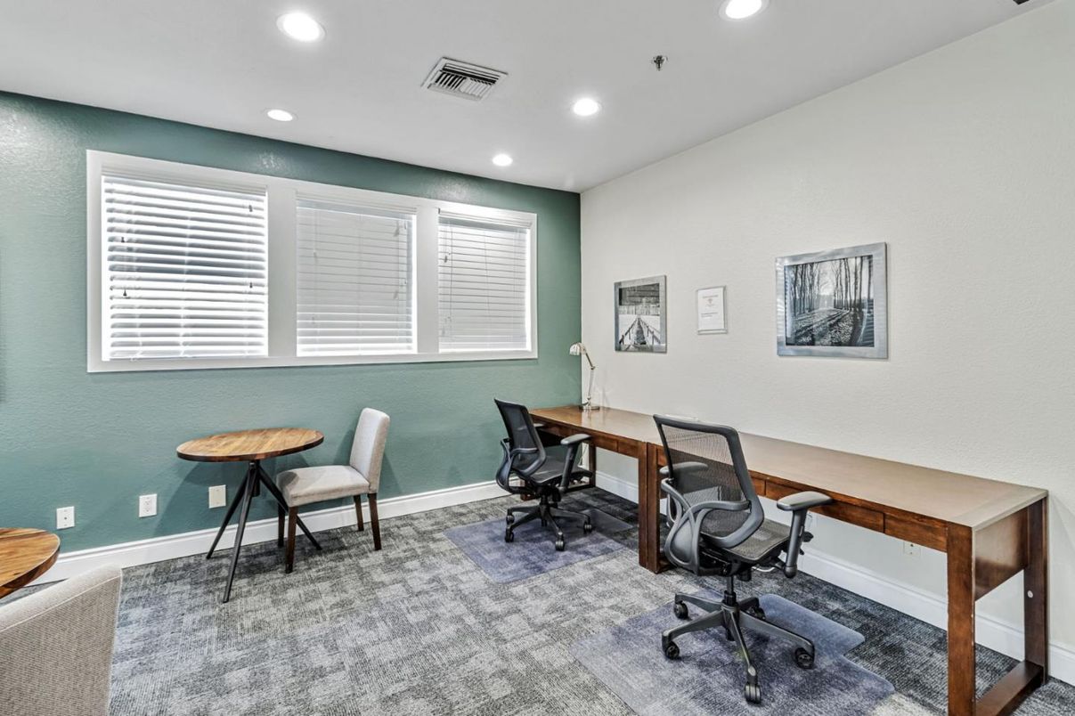 Home Office, Interior, Recessed Lighting