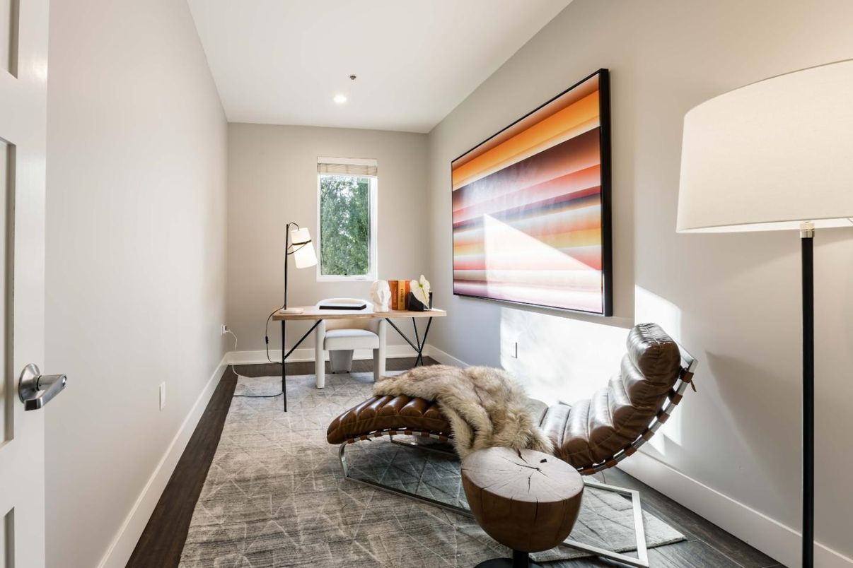 Home Office, Interior, Recessed Lighting
