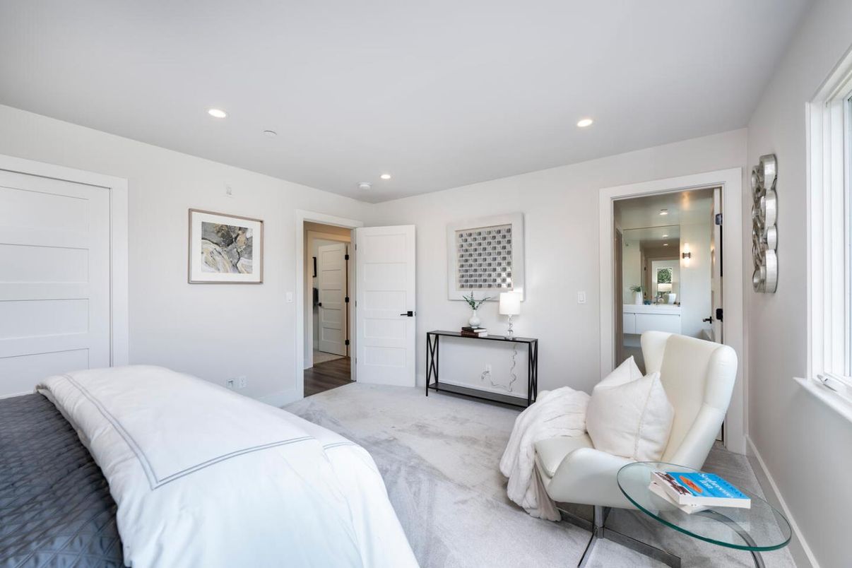 Bedroom, Interior, Recessed Lighting