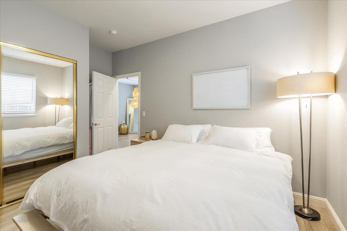 Bedroom, Interior, Wood Texture Flooring