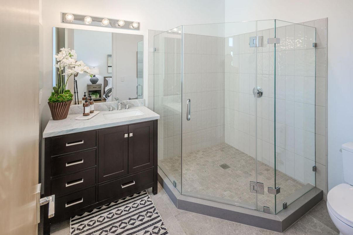 Bathroom, Glass Shower, Interior