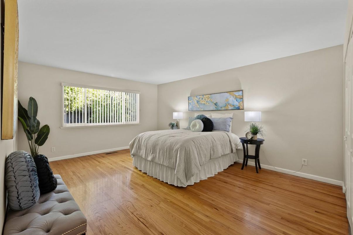 Bedroom, Interior, Wood Texture Flooring