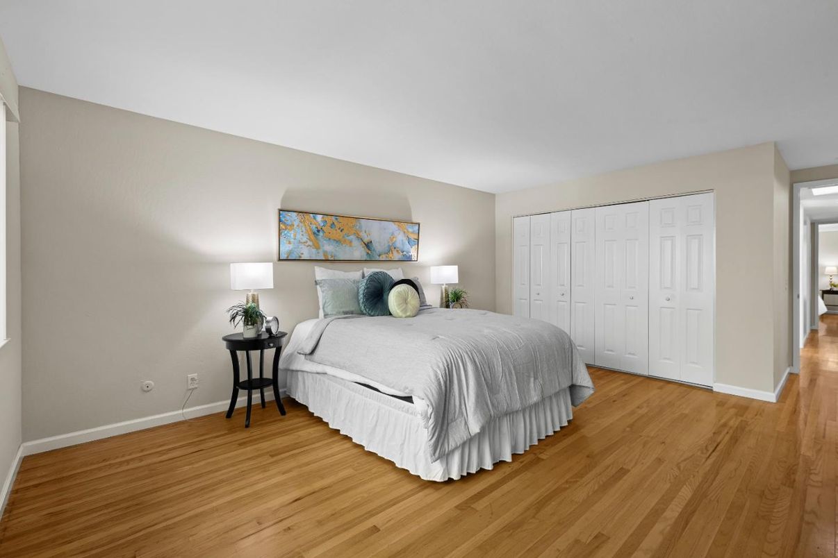 Bedroom, Interior, Wood Texture Flooring