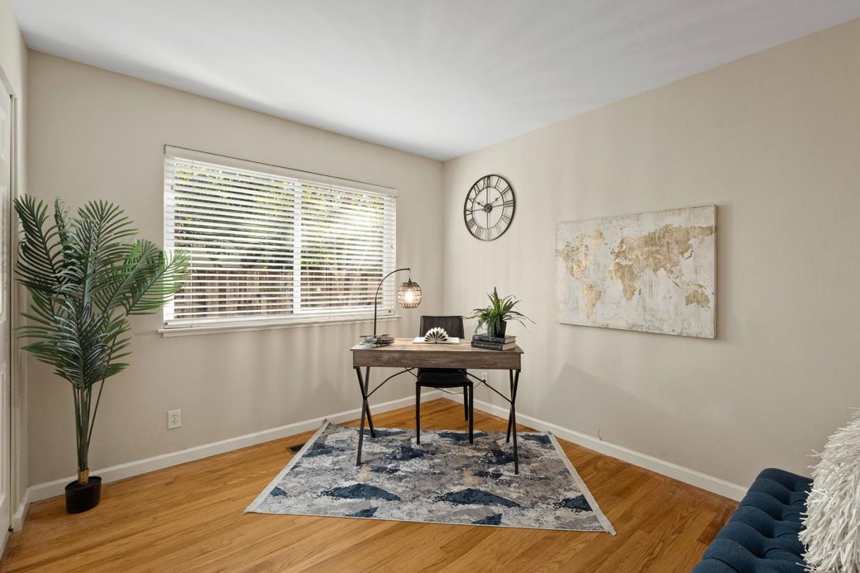 Home Office, Interior, Wood Texture Flooring