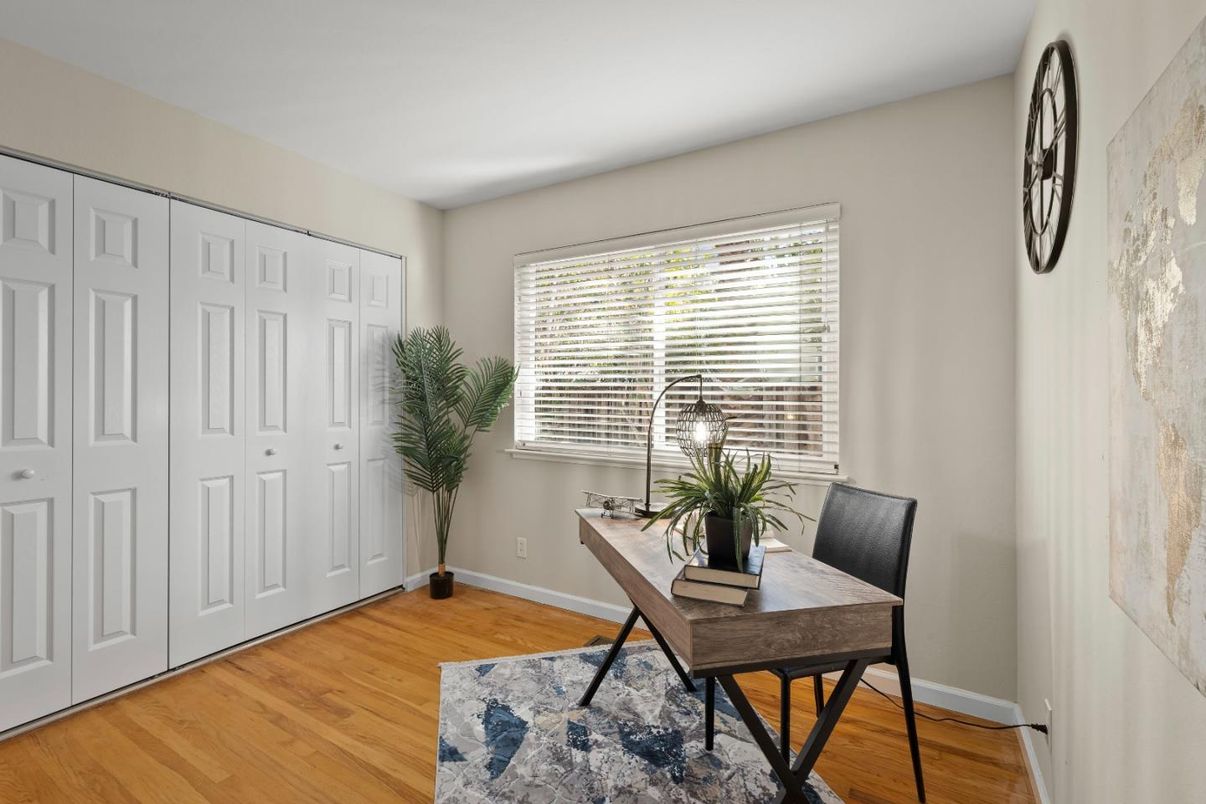 Home Office, Interior, Wood Texture Flooring
