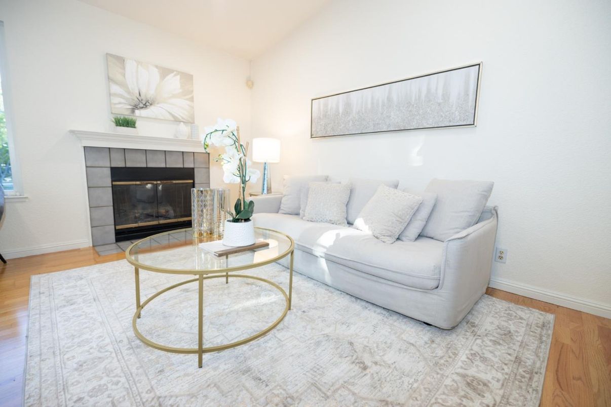 Fireplace, Interior, Living room, Wood Texture Flooring