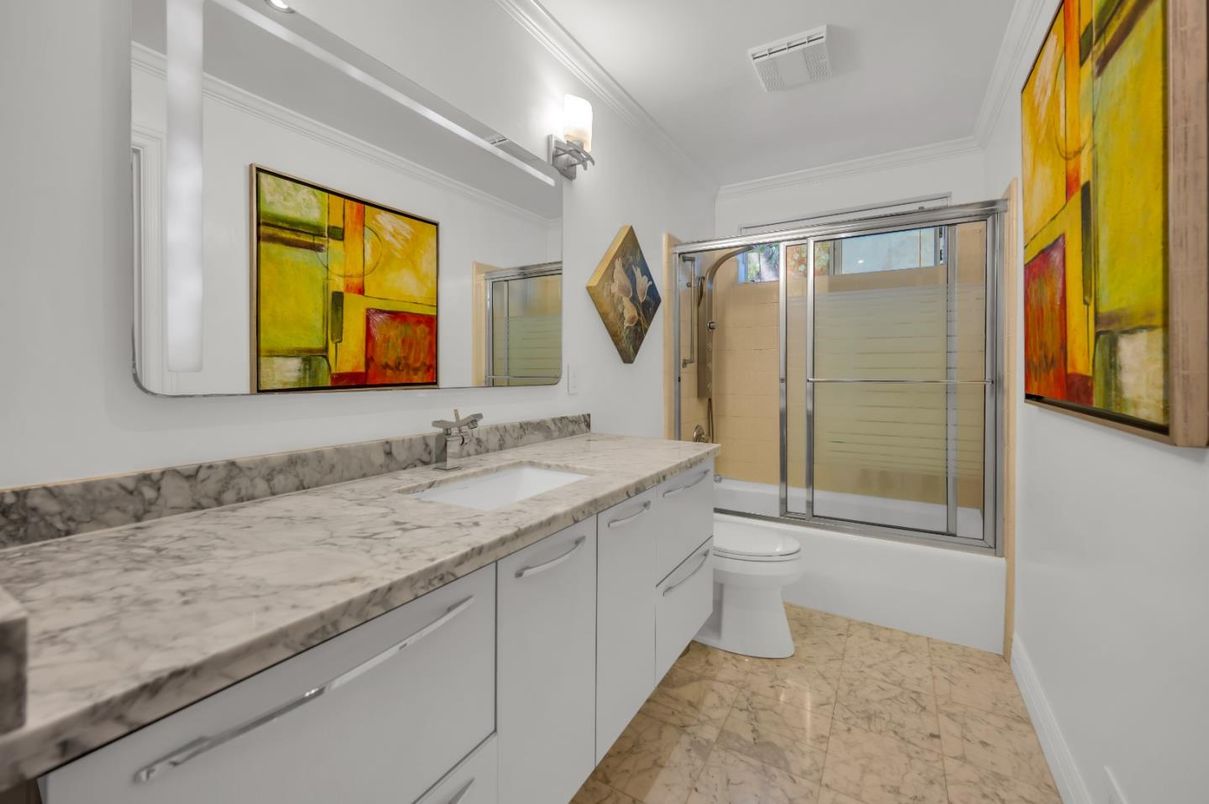 Bathroom, Glass Shower, Interior, Marble
