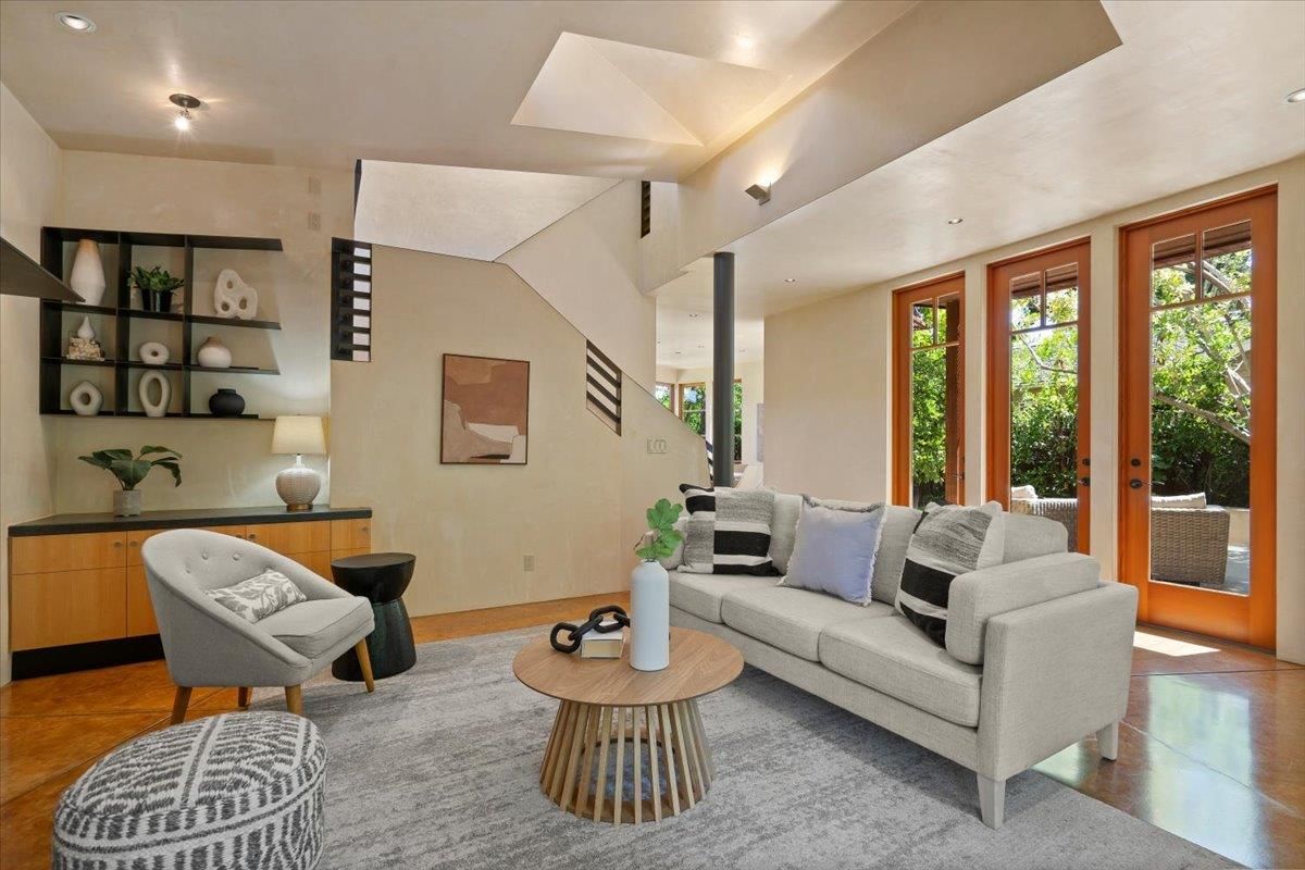Interior, Living room, Recessed Lighting