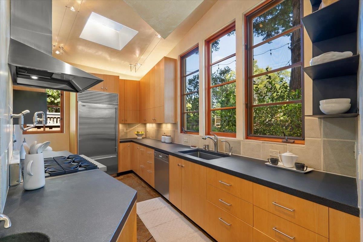 Interior, Kitchen, Recessed Lighting, Stainless Steel Appliances