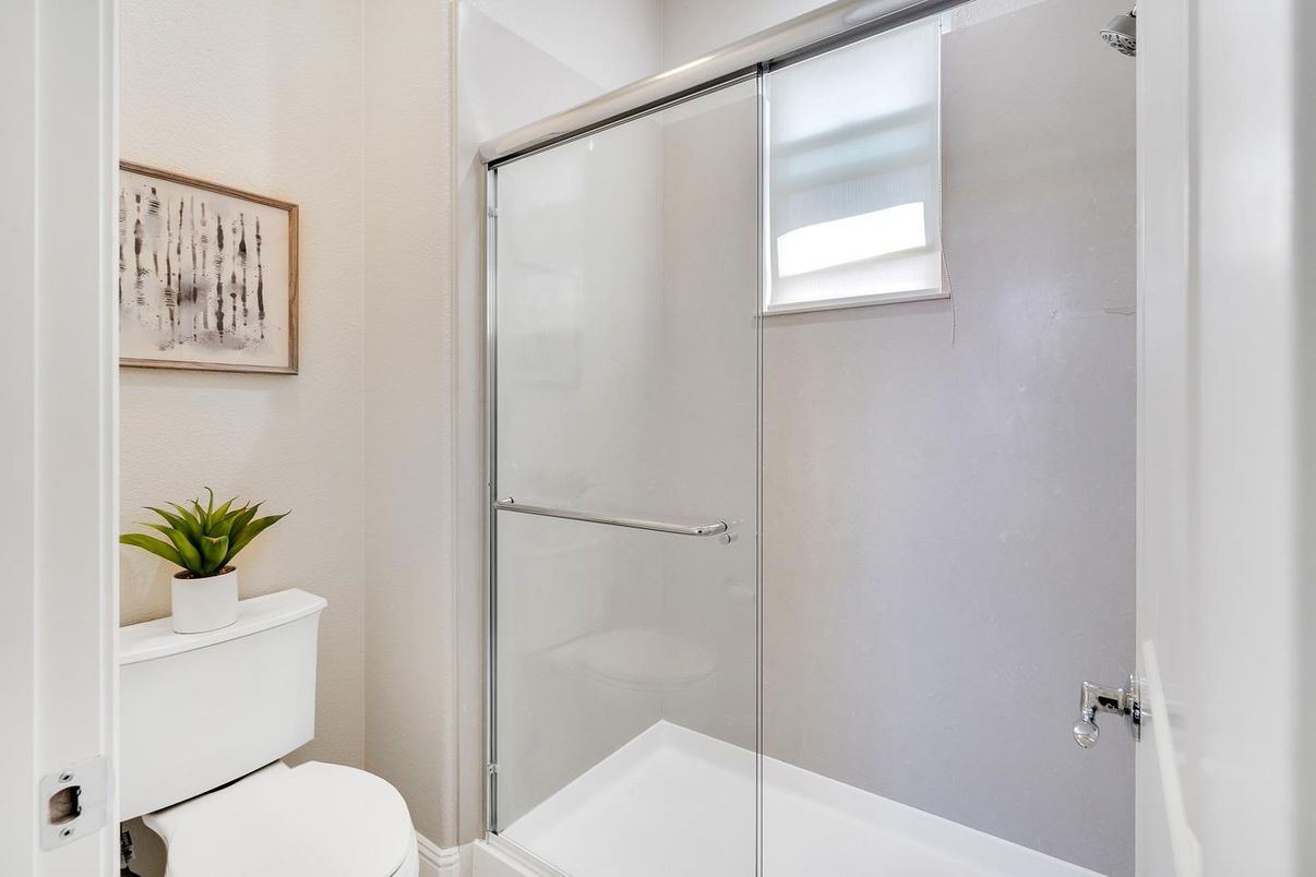 Bathroom, Glass Shower, Interior