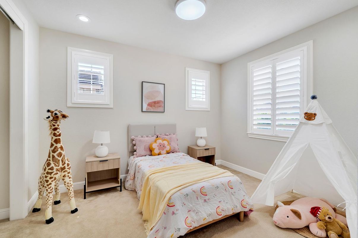 Bedroom, Interior, Recessed Lighting