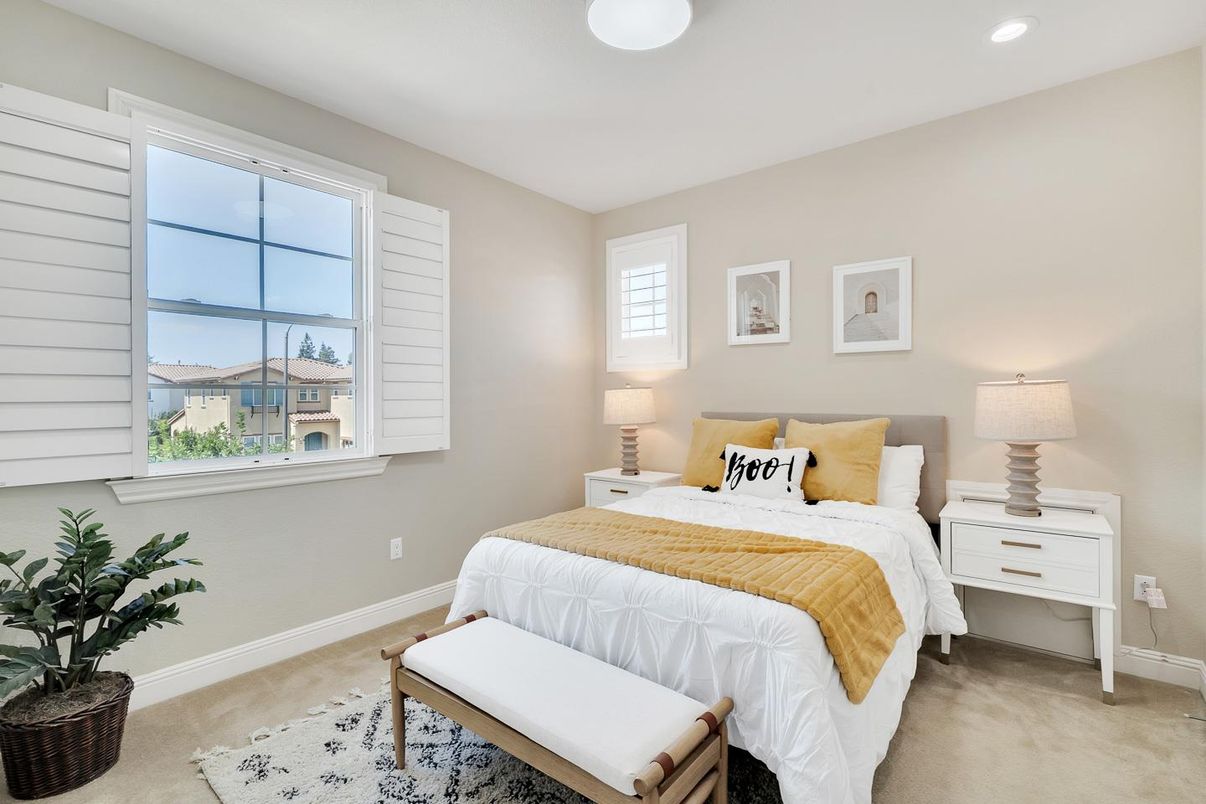 Bedroom, Interior, Recessed Lighting