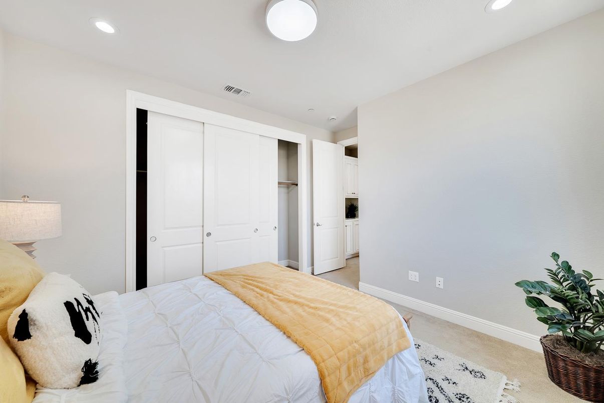Bedroom, Interior, Recessed Lighting