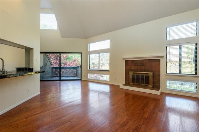 Empty room, Fireplace, Interior, Wood Texture Flooring