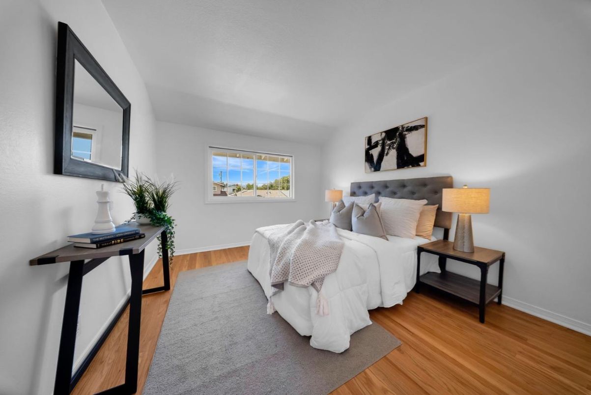 Bedroom, Interior, Wood Texture Flooring