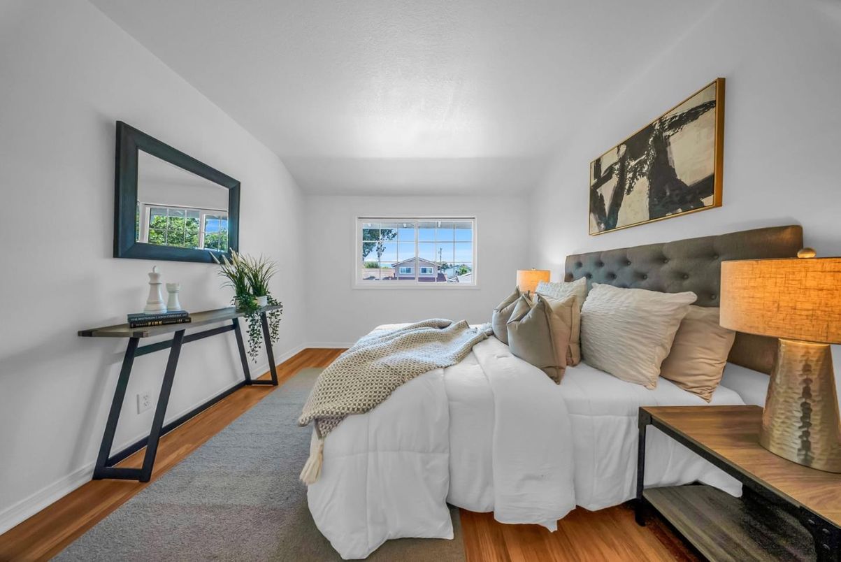 Bedroom, Interior, Wood Texture Flooring