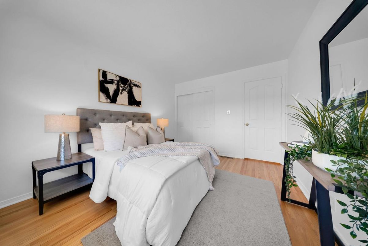 Bedroom, Interior, Wood Texture Flooring