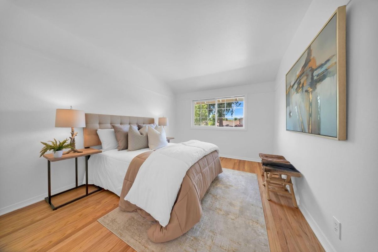 Bedroom, Interior, Wood Texture Flooring