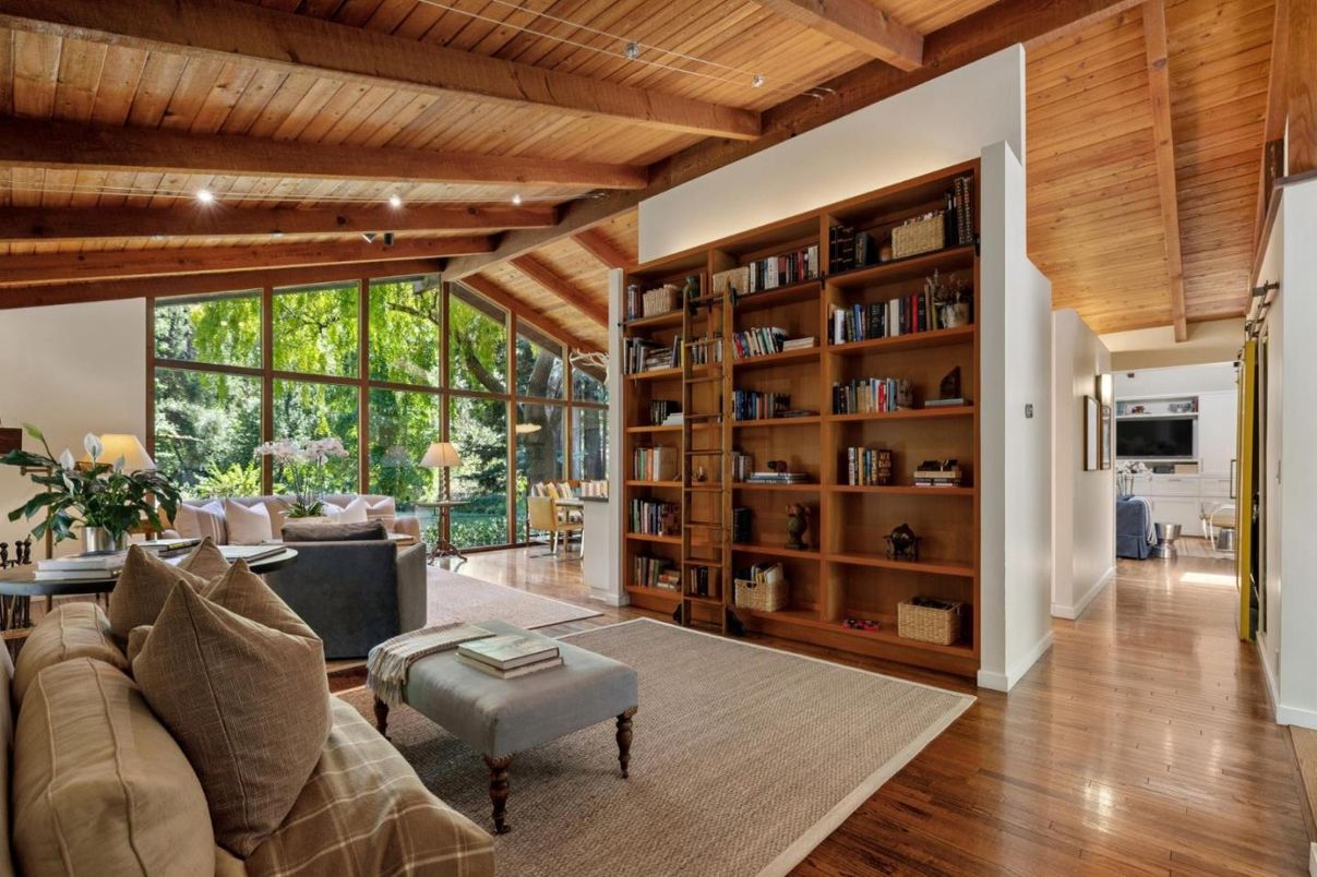 Interior, Living room, Wooden Beams, Wooden Ceilings, Wood Texture Flooring