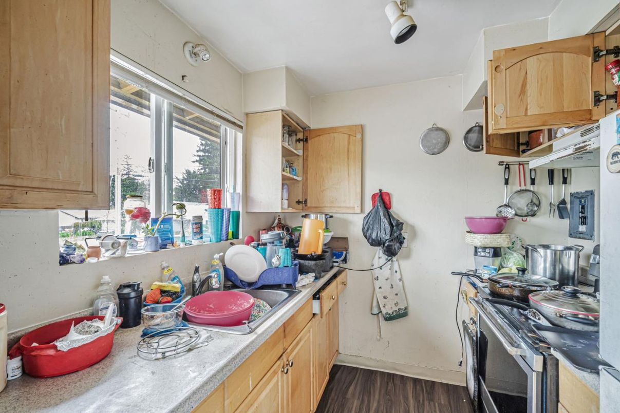 Interior, Kitchen, Wood Texture Flooring