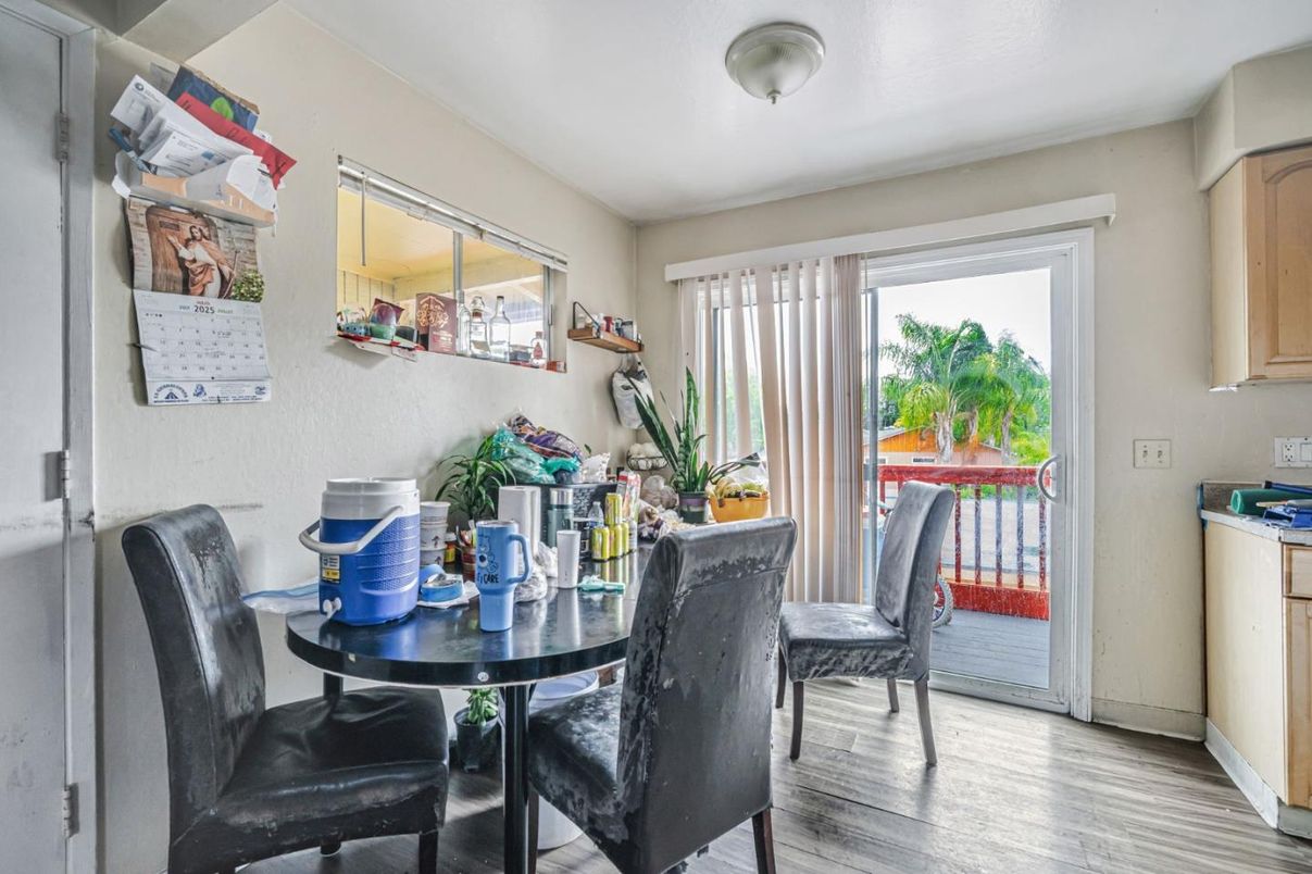 Dining room, Interior, Wood Texture Flooring