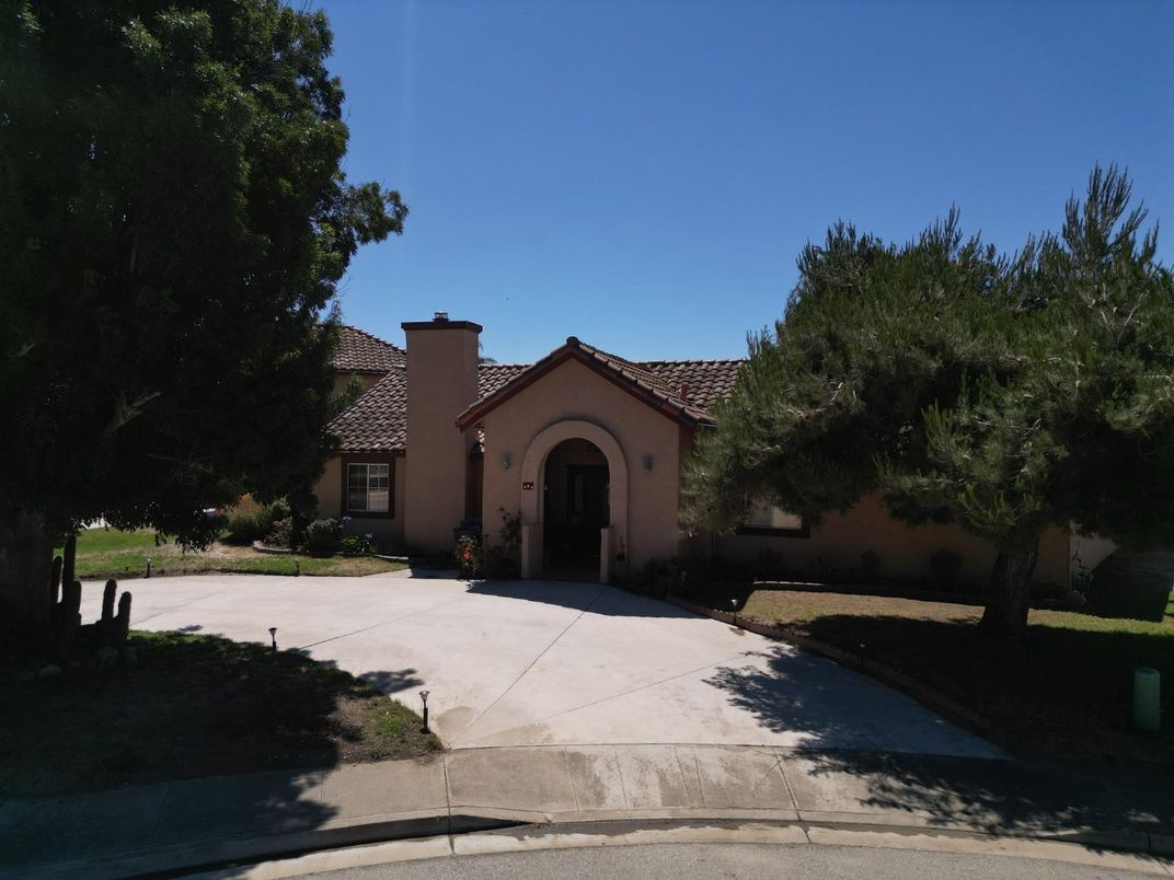 Backyard, Exterior, Facade, Mediterranean