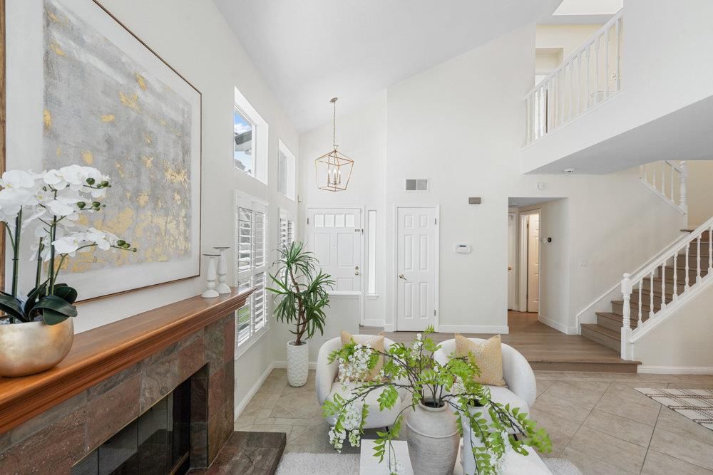 Fireplace, Interior, Pendant Lights