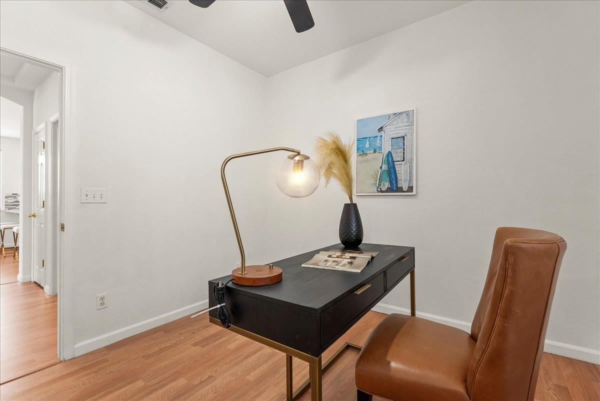 Home Office, Interior, Wood Texture Flooring