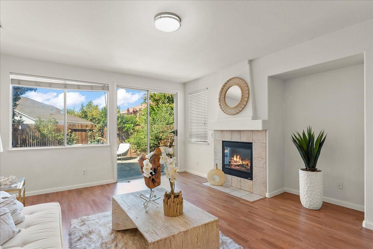 Fireplace, Interior, Living room, Wood Texture Flooring