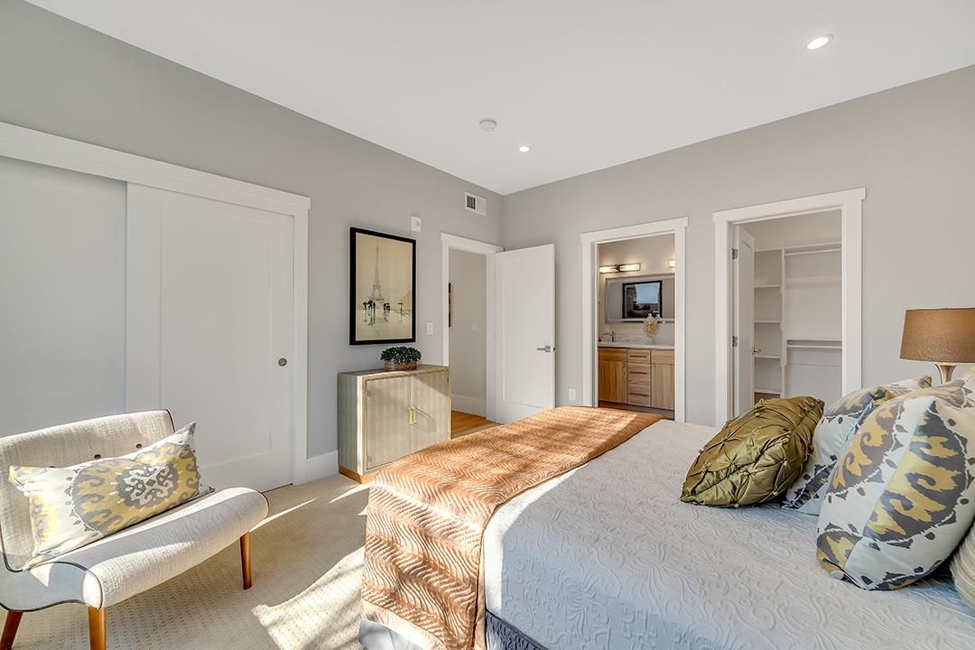 Bedroom, Interior, Recessed Lighting