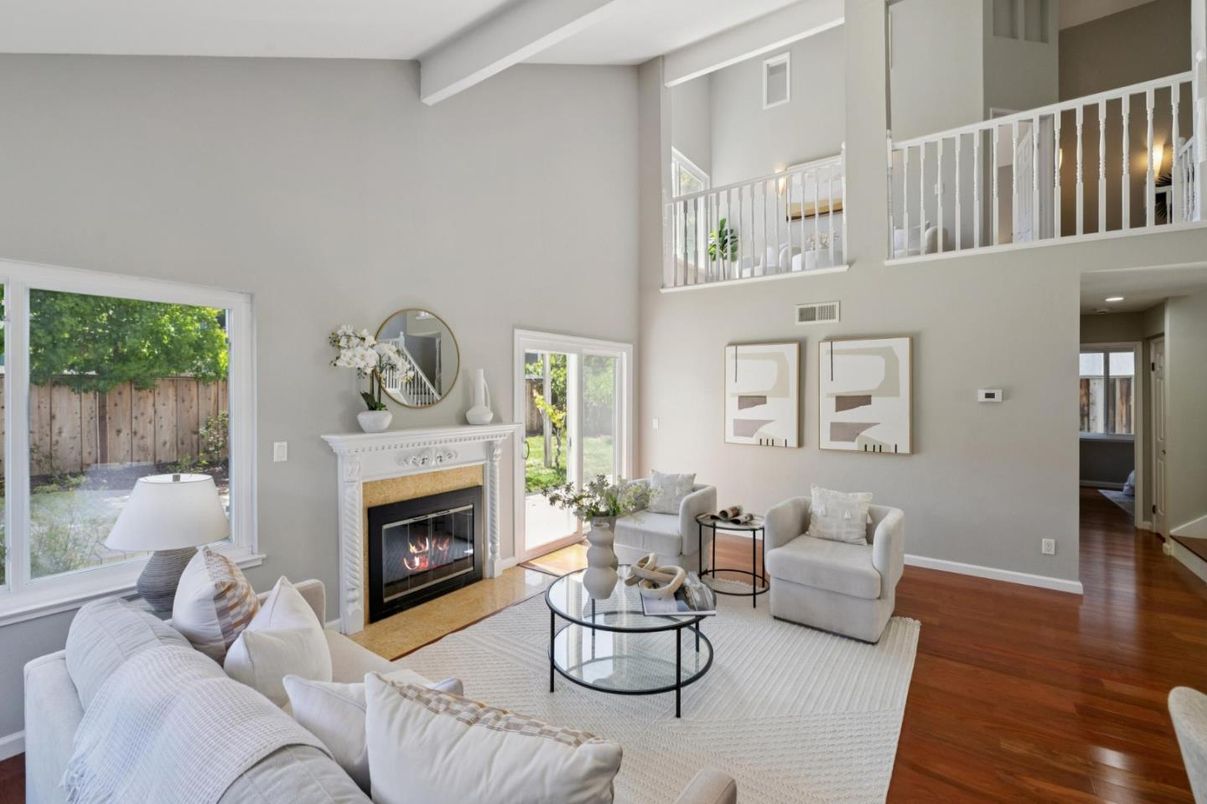Fireplace, Interior, Living room, Wood Texture Flooring