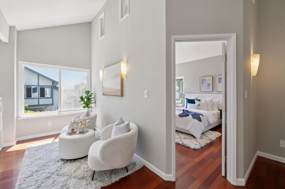 Bedroom, Interior, Wood Texture Flooring