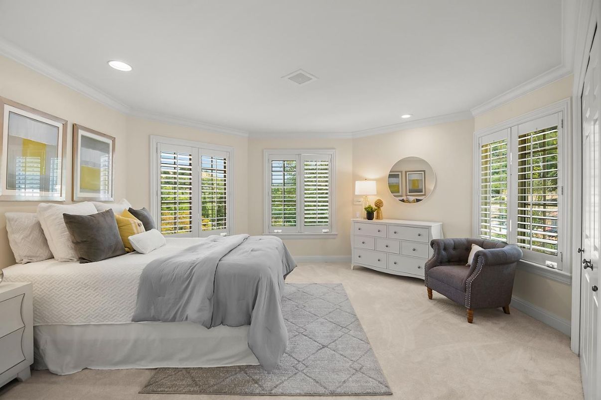 Bedroom, Interior, Recessed Lighting