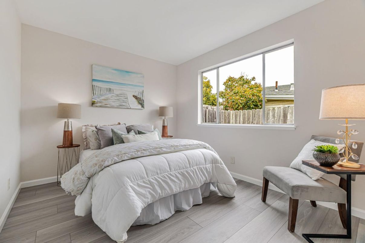 Bedroom, Interior, Wood Texture Flooring