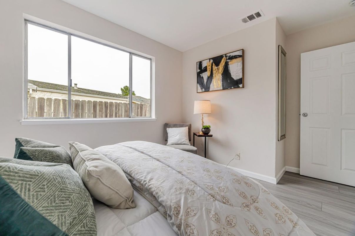 Bedroom, Interior, Wood Texture Flooring