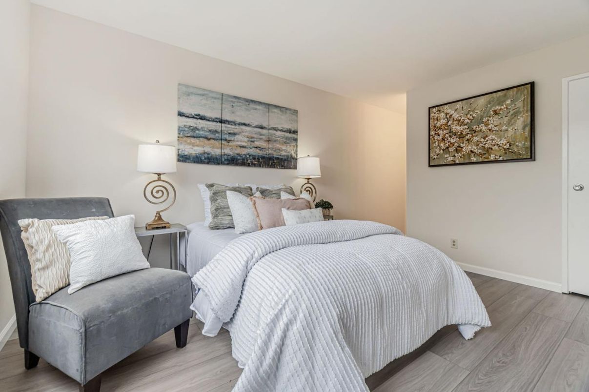 Bedroom, Interior, Wood Texture Flooring