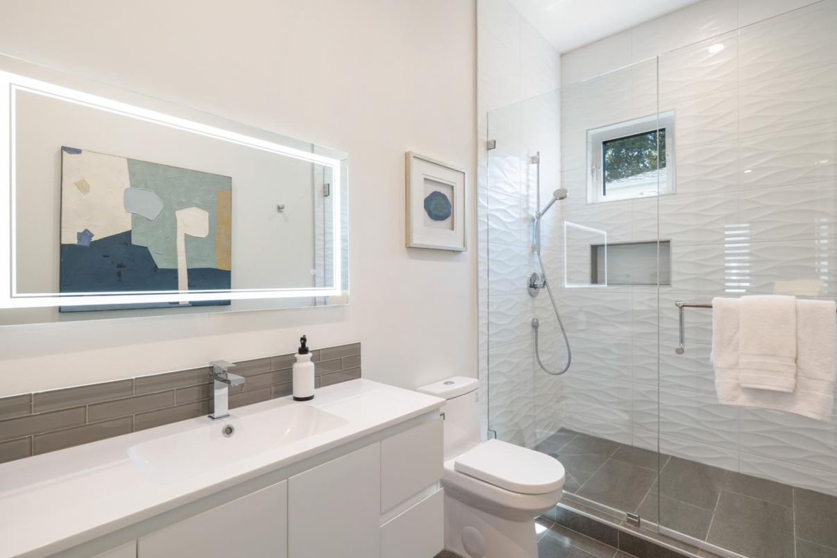Bathroom, Glass Shower, Interior